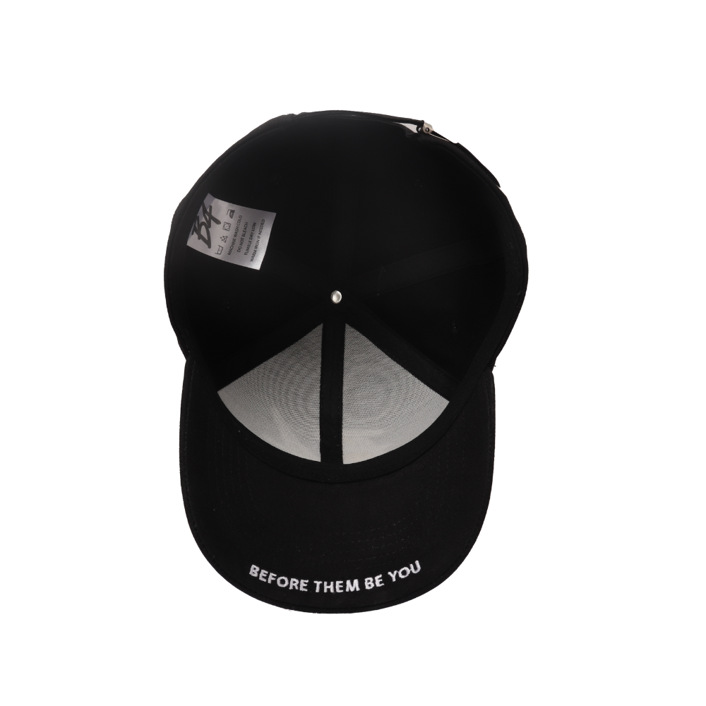 B4 Signature Cap - Black cotton with 3D embroidered Logo