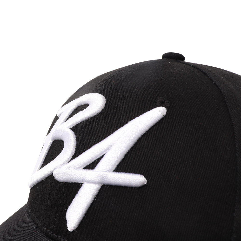 B4 Signature Cap - Black cotton with 3D embroidered Logo