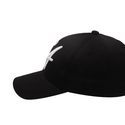 B4 Signature Cap - Black cotton with 3D embroidered Logo