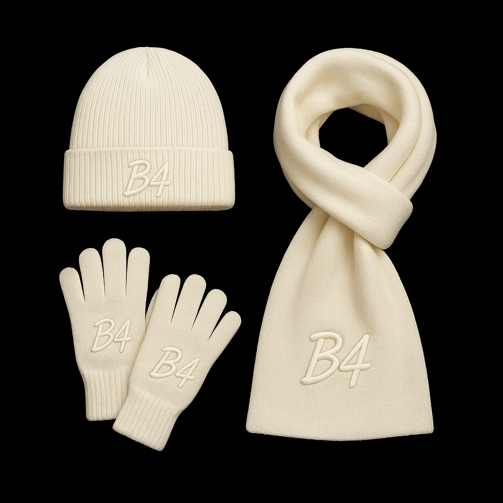 Pack Hiver B4 – Bonnet, Écharpe & Gants (Précommande)
